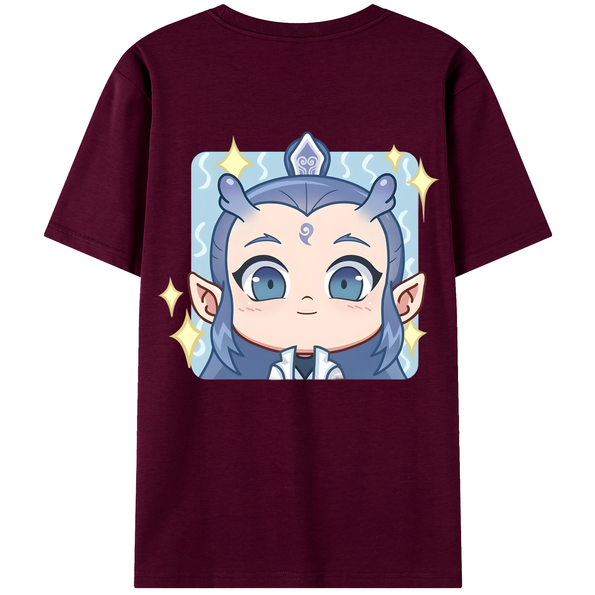 （画像用） Ne Zha 2 ナタ 魔童の大暴れ レディース半袖Tシャツ(バックプリント)